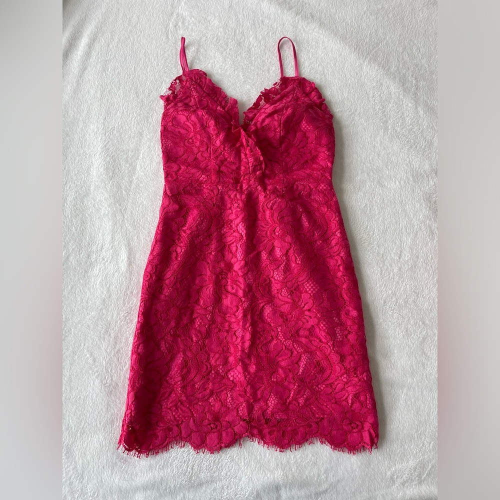 Bradley Mini Dress in Hot Pink
Worn one time